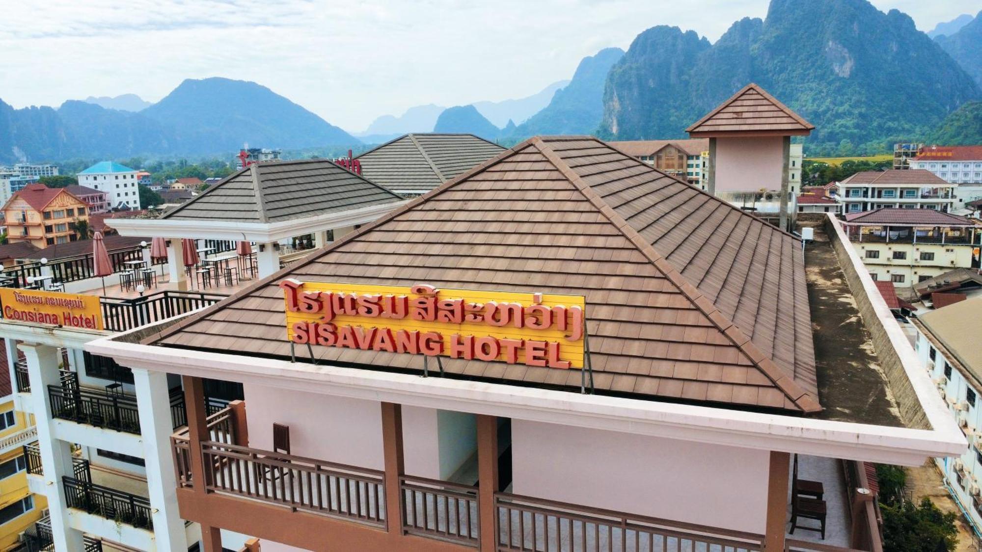Vangvieng Sisavang Mountain View Hotel Vang Vieng Exterior foto